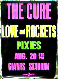 the cure concert tour 1988